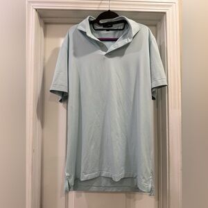 Peter Millar Striped Polo Golf Shirt Size Medium